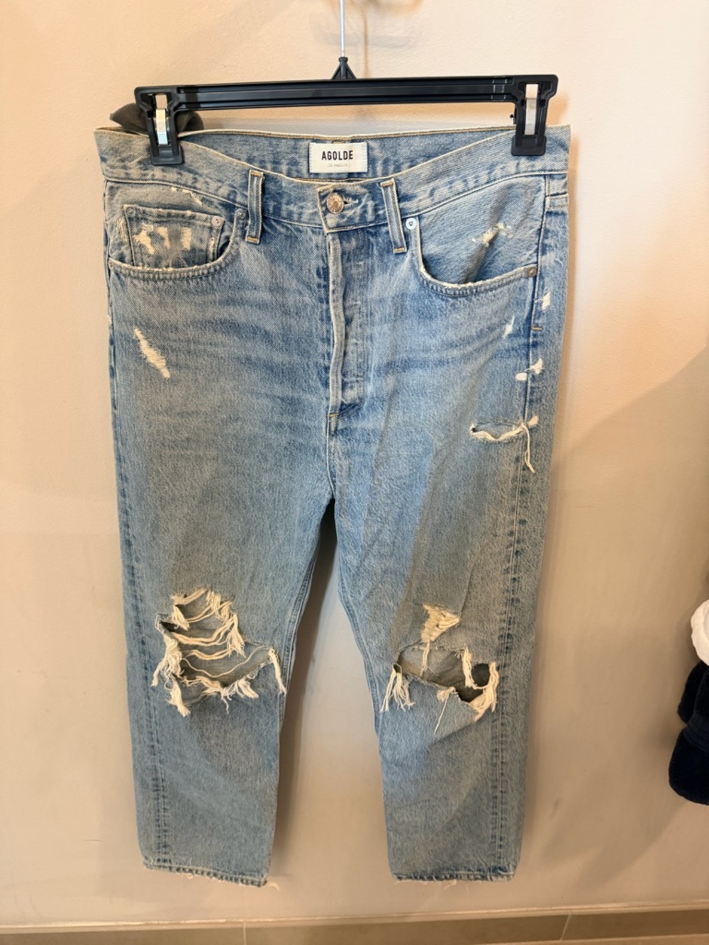 AGOLDE 90s Mid Rise Loose Fit Jeans in Fallout - Picture 3 of 5